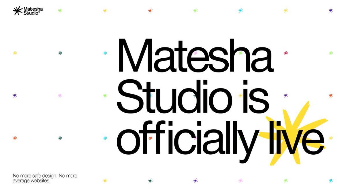Matesha Studio tweet media