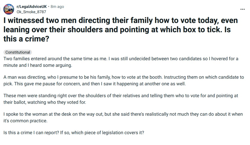 This line is immediately being coordinated across platforms by the way - here's a 0 days old account which has suddenly noticed the same thing which they're asking innocent questions about