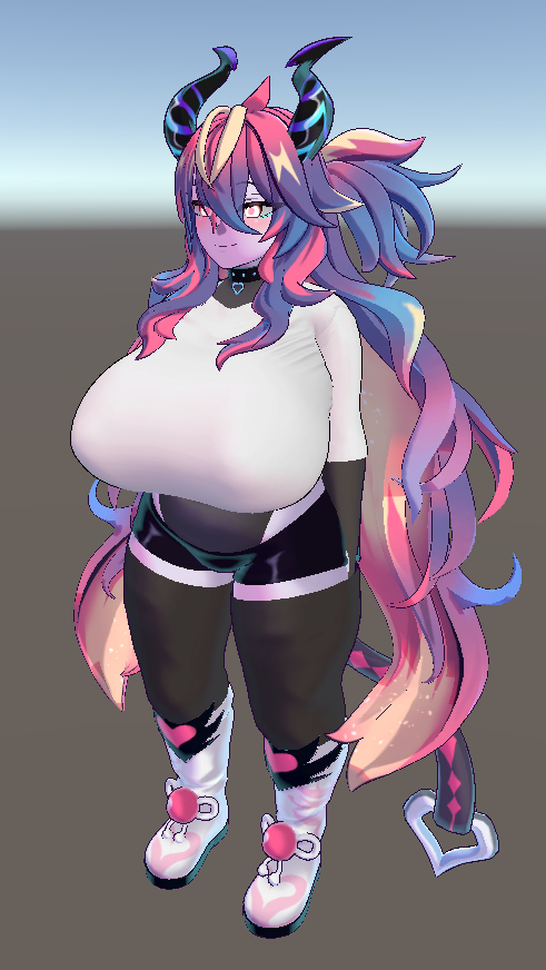kitsuCG's tweet photo. It took more work than I thought it would, but now both of my outfits for fracture are compatible with the upcoming Plus addon :D
#vrchat #FRACTURE3D https://t.co/Ws79XIbZzG
