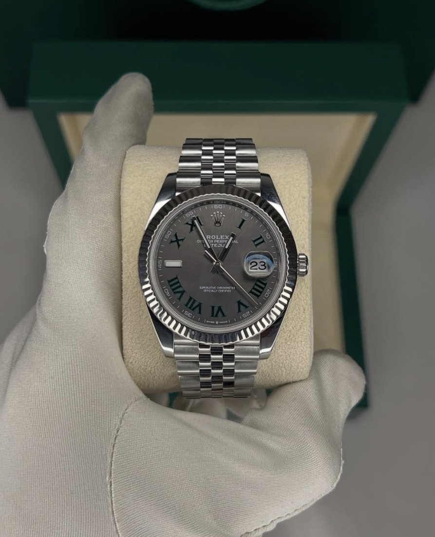 GlobalWatchClub's tweet image. Rolex Datejust Wimbledon dial 🎾