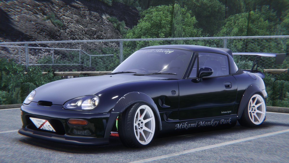 とりあえずカプチーノ仮組みー 色やホイールは後々変更します🫡 #Carx