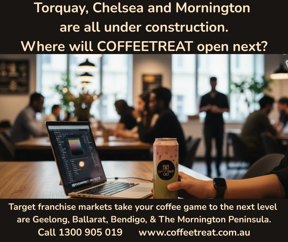 GarrawayGrant's tweet image. Three new shops under construction.

Where will Coffee Treat open next?

Chelsea Hayward gets what is necessary in a #Coffeeshop #franchise to work in the modern world.

Low construction costs and low operating costs = more profit for you.

Franchise &amp;amp; #MasterFranchise enquiries.