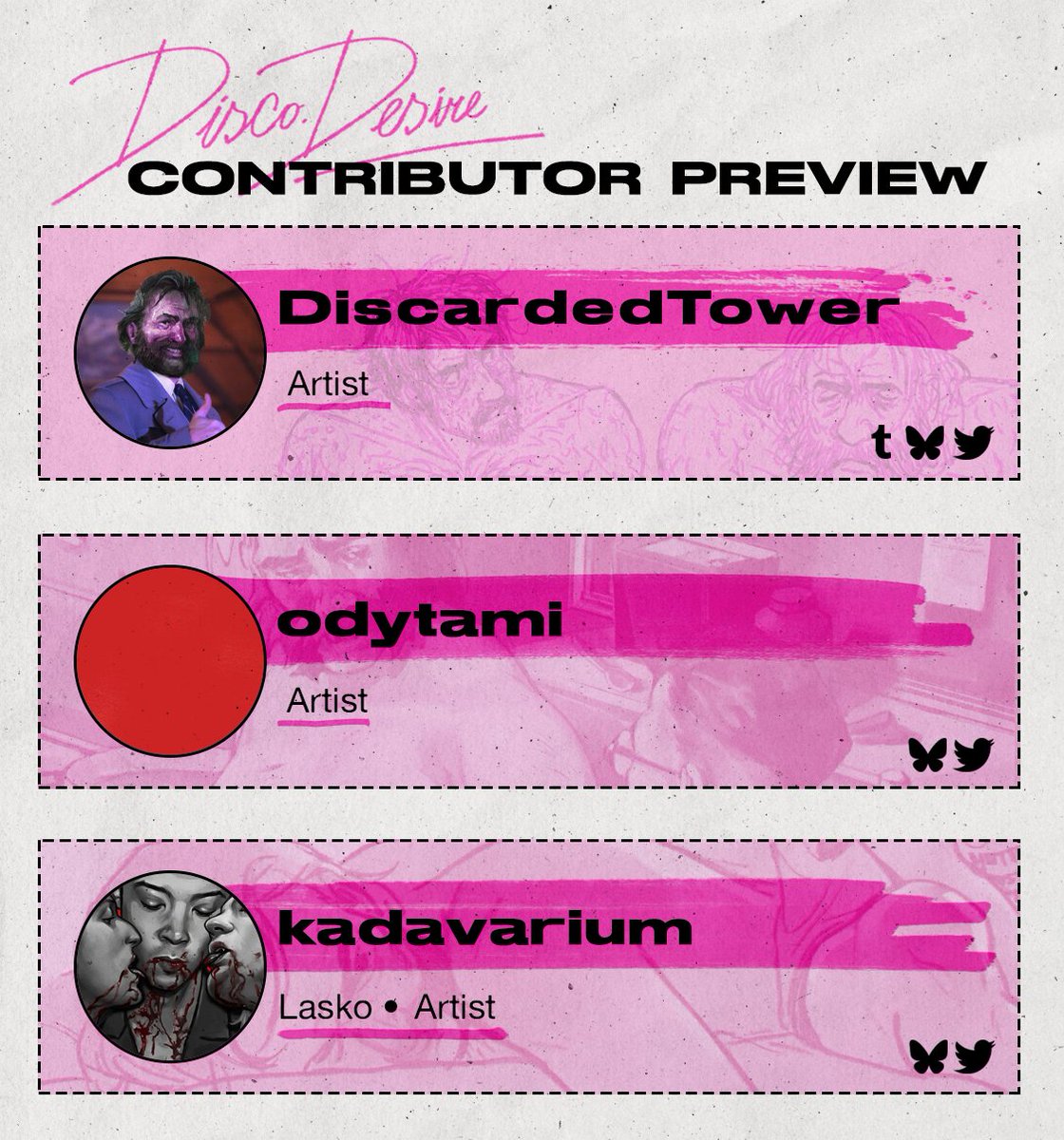 Disco Desire Zine tweet media