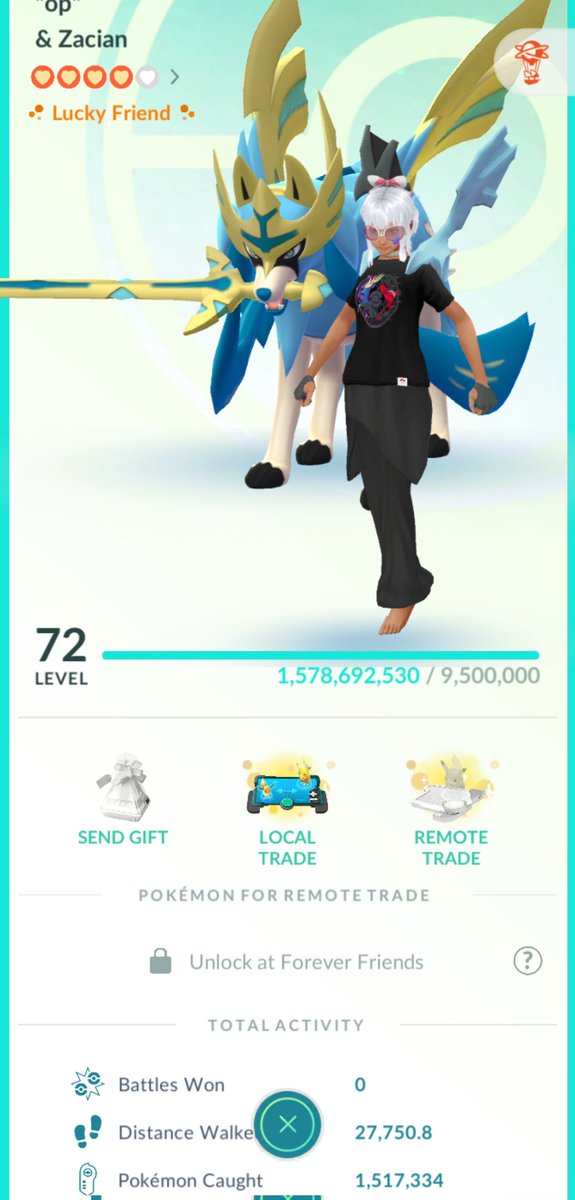 Just got lucky friends with one of the coolest and most unique pokemon go players ive ever met! Over 1.5 mil catches without ever picking a team!