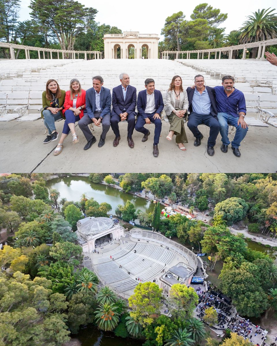 Iniciamos, junto a <a href="/Kicillofok/">Axel Kicillof</a>, la puesta en valor del Anfiteatro Martín Fierro – Teatro del Lago en #LaPlata.

Después de años cerrado por su deterioro, lo vamos a restaurar para que vuelva a ser un espacio cultural central de nuestra ciudad capital y de toda la Provincia.

En