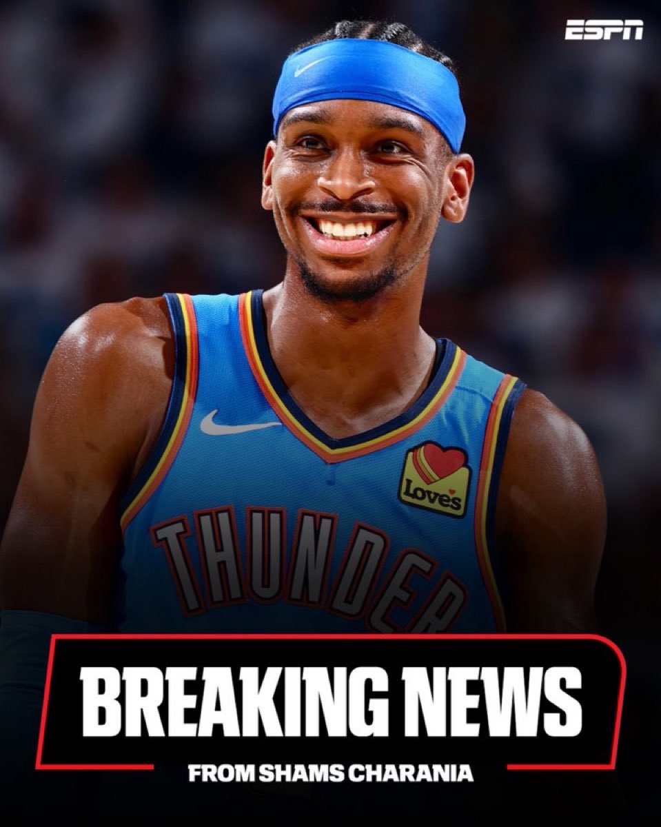 ThunderAuraX's tweet image. SGA is BACK ⚡️ 

Shai Gilgeous-Alexander cleared to return tomorrow vs. the Nuggets after missing 9 games with an abdominal strain. 

The MVP rejoins a 45-15 Thunder squad ready to defend home court. 
#ThunderUp #OKCThunder #SGA