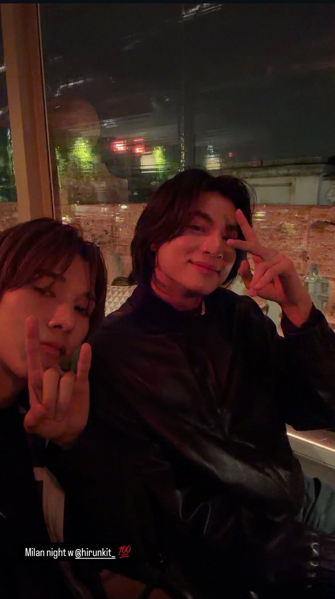 Gulfkanawutofc's tweet image. IGs: Gulfkanawut

Milan night with Nani 

GULF GO MILAN FOR GUCCI
#GULFxGucciMFW26
#GucciPrimavera 
#GuccixGulf #MFW​
#Gucci​ #GulfKanawut