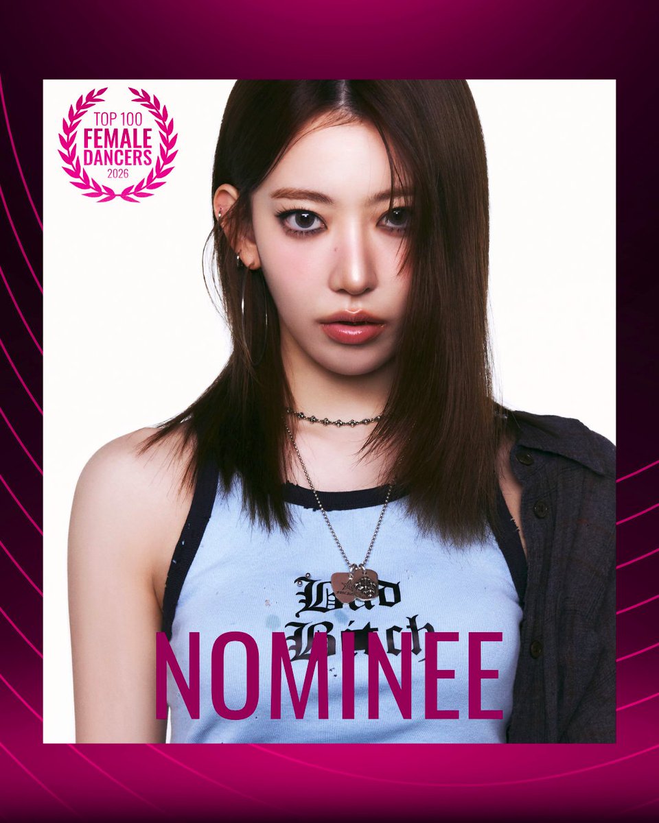 TOP100KPOP's tweet photo. SAKURA (LE SSERAFIM) is nominated for the Best Female Dancer Award 🏆

🔗 VOTE: https://t.co/iFFhXFj3t4 https://t.co/qrD4PYuRpg