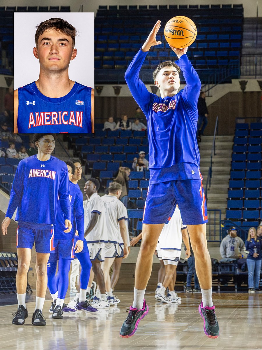 AU_MBasketball's tweet image. Sophomore ➡️ Junior ➡️ Senior

He’s a leader, a glue guy, willing to do whatever the team needs. Give it up for Noah Jones!

Can’t wait to celebrate the Class of 2026 before our noon game Saturday against BU.

#SeniorDay 🦅