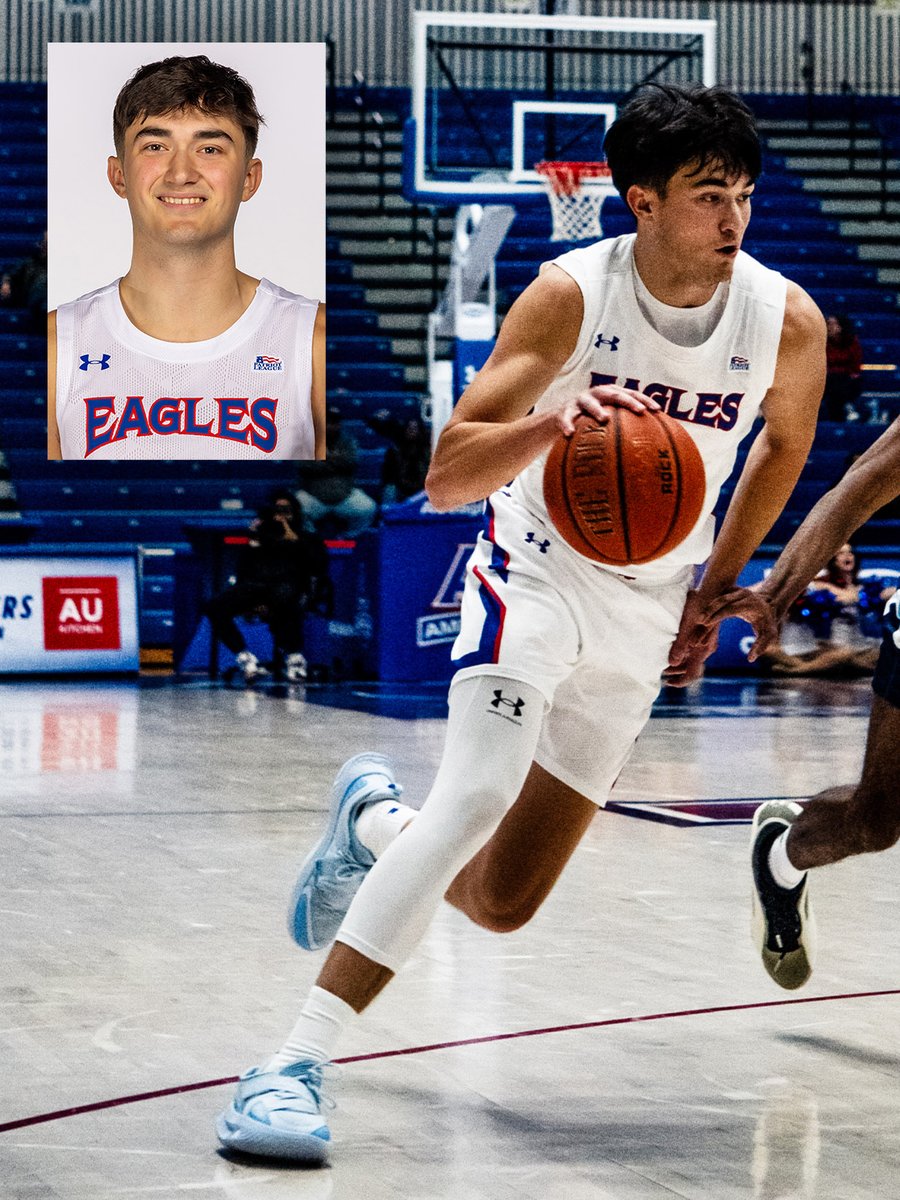 AU_MBasketball's tweet image. Sophomore ➡️ Junior ➡️ Senior

He’s a leader, a glue guy, willing to do whatever the team needs. Give it up for Noah Jones!

Can’t wait to celebrate the Class of 2026 before our noon game Saturday against BU.

#SeniorDay 🦅