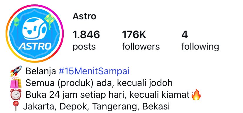 “Semua produk ada, kecuali jodoh”

#katakatahariini #quoteoftheday