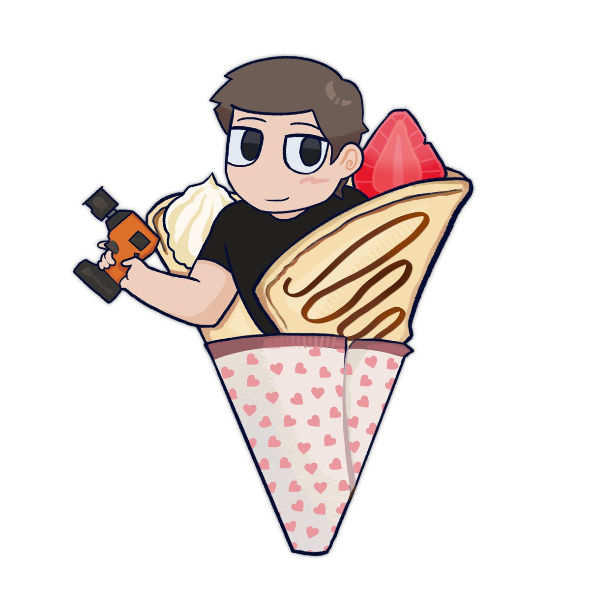 Matching keychain idea/Crepes #ClinicalTrialGame