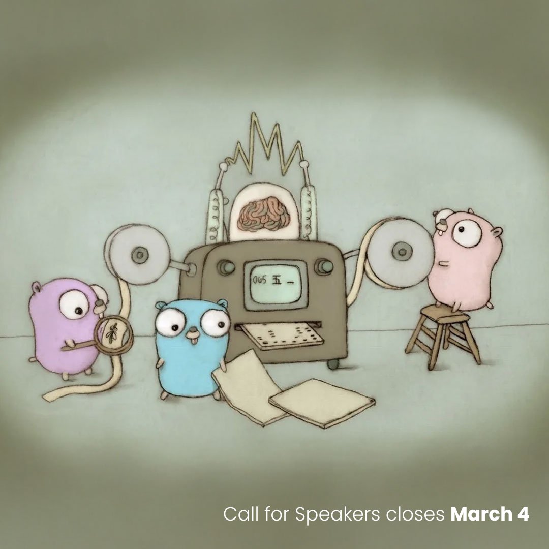 GopherCon tweet media