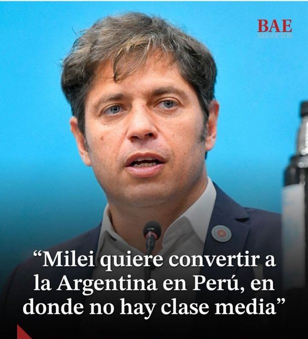 No se sorprendan de las estupideces que dice Kicillof. Es un ZDM que todavía cree en Marx. Si no hay clase media en el Perú ¿qué es lo que hay? ¿Clase miserable como en Cuba? Los genios de La Cámpora dejaron 50% de pobreza en Argentina.