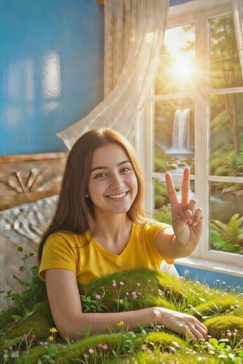 Morning vibes so pure,
Even the sun is taking notes. ☀️😉