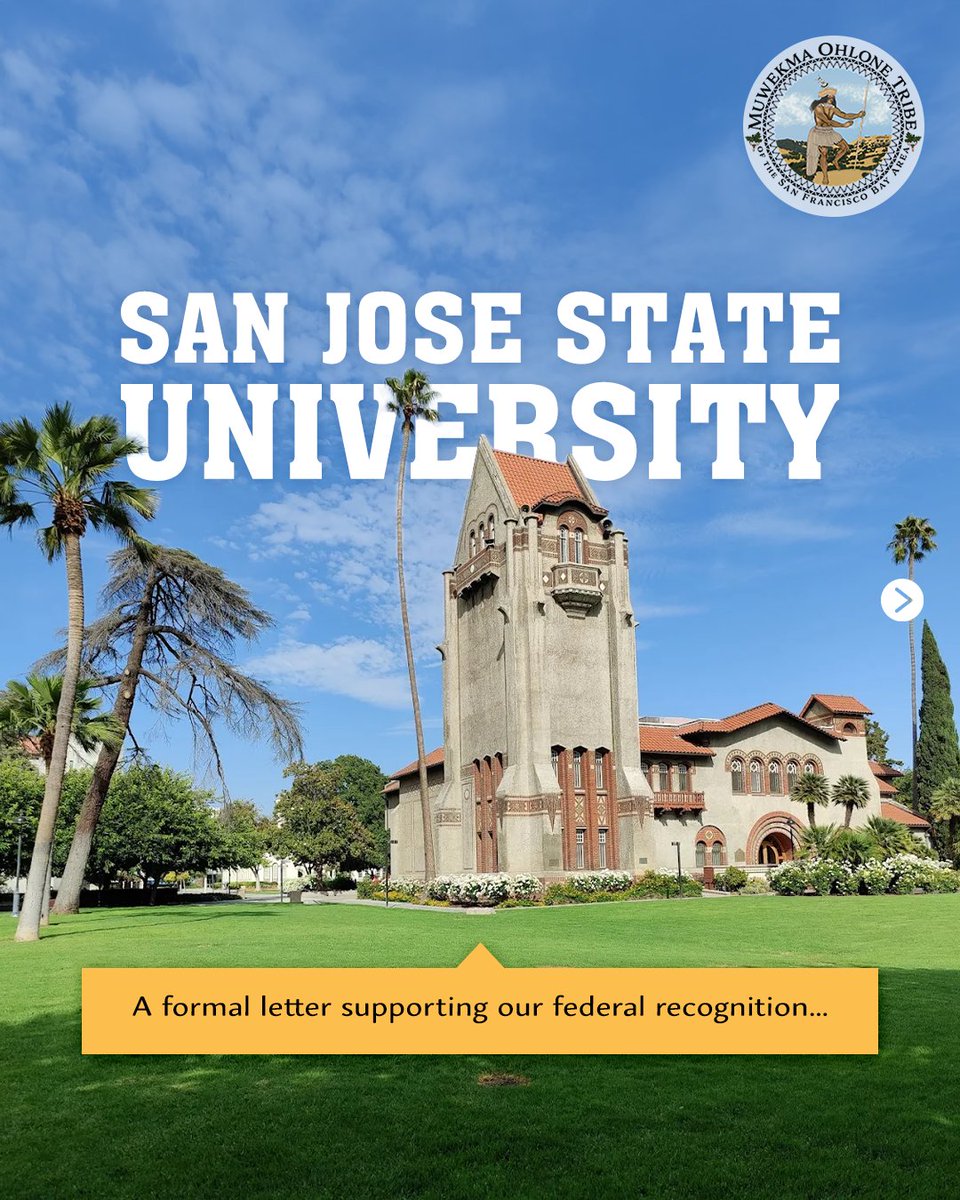 Muwekma Ohlone Tribe tweet media