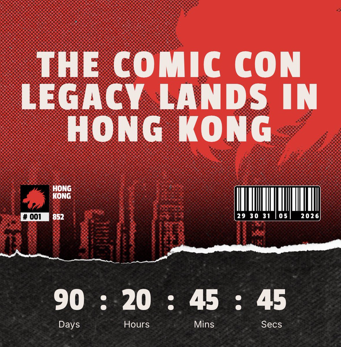 香港まであと90日で実は音楽フェスよりこっちのラインナップの方が気に