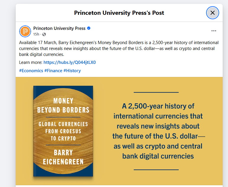 Barry Eichengreen (@b_eichengreen) on Twitter photo 