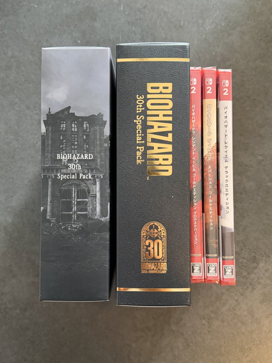 Nintendo Switch 2 version of the Biohazard 30th Special Pack