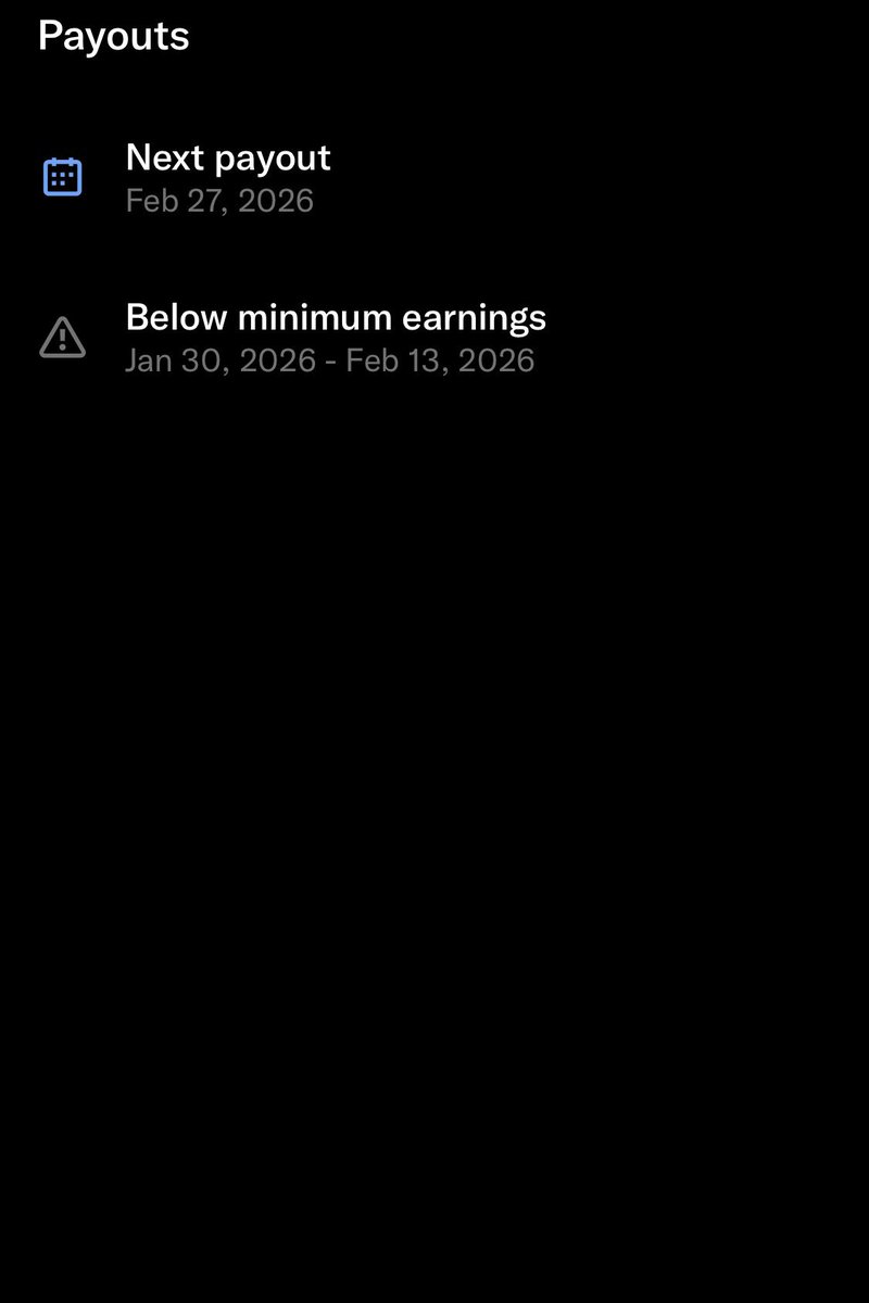 This is the nightmare of very small account. I pray against the spirit of Below Minimum earnings to every creator.