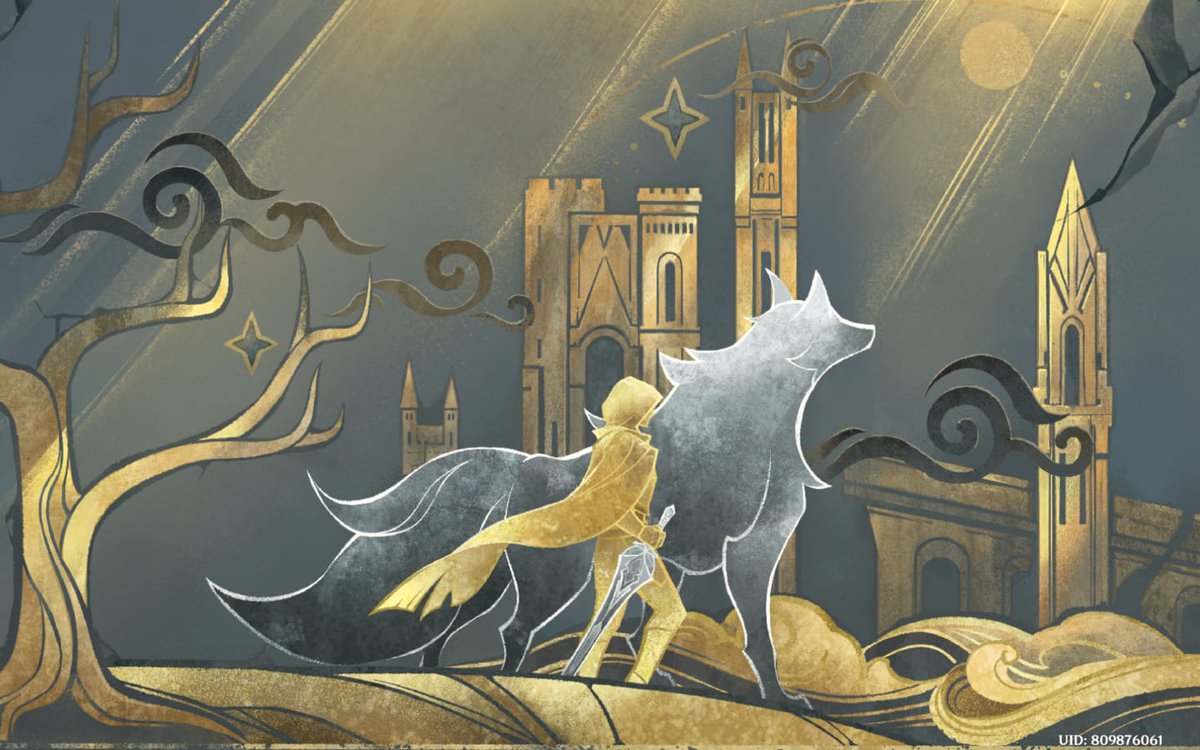 Boreas returns to Amsvartnir to sleep after realizing that his power was not suited for humanity, only to be awakened by the Wandering Knight, just as he once did to Koitar long ago 🥹