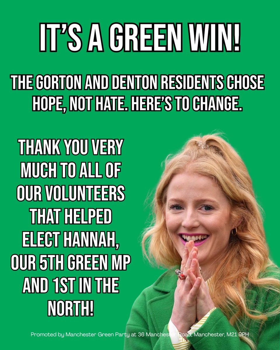 Manchester Green Party 🐝 tweet media