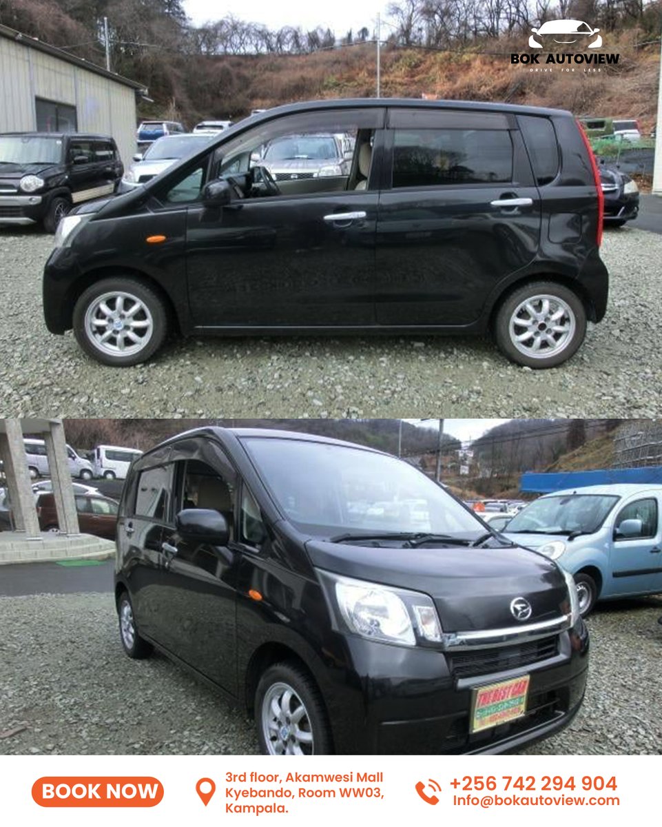 bokautoview's tweet photo. 2013 Daihatsu Move
78,857km | 660cc | CVT | Petrol
C&amp;F to Mombasa: USD 3,300
BOK Autoview
Call/WhatsApp: +256 742 294 904
#BOKAutoview #DriveForLess https://t.co/H7svbVPGHh