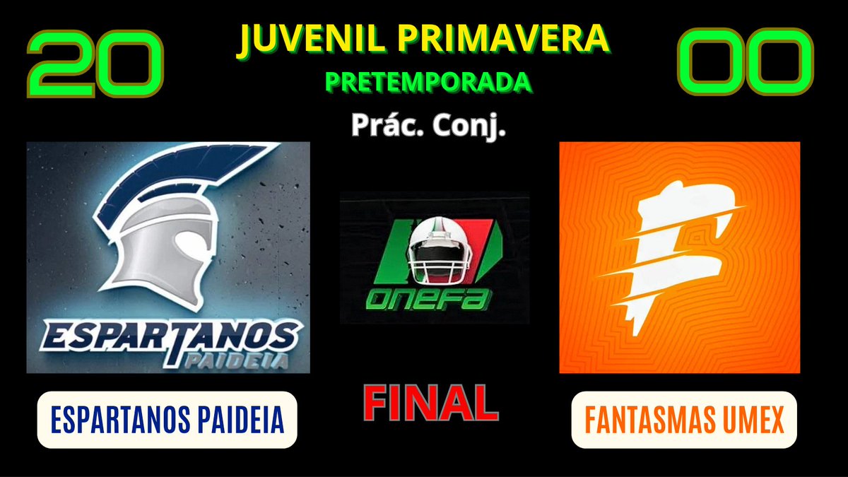 *ONEFA: Pretemporada Intermedia y Juvenil de Primavera 2026*

Resultados registrados hoy jueves de los scrimmages y práctica conjunta de las categorías Intermedia y Juvenil de Primavera.
