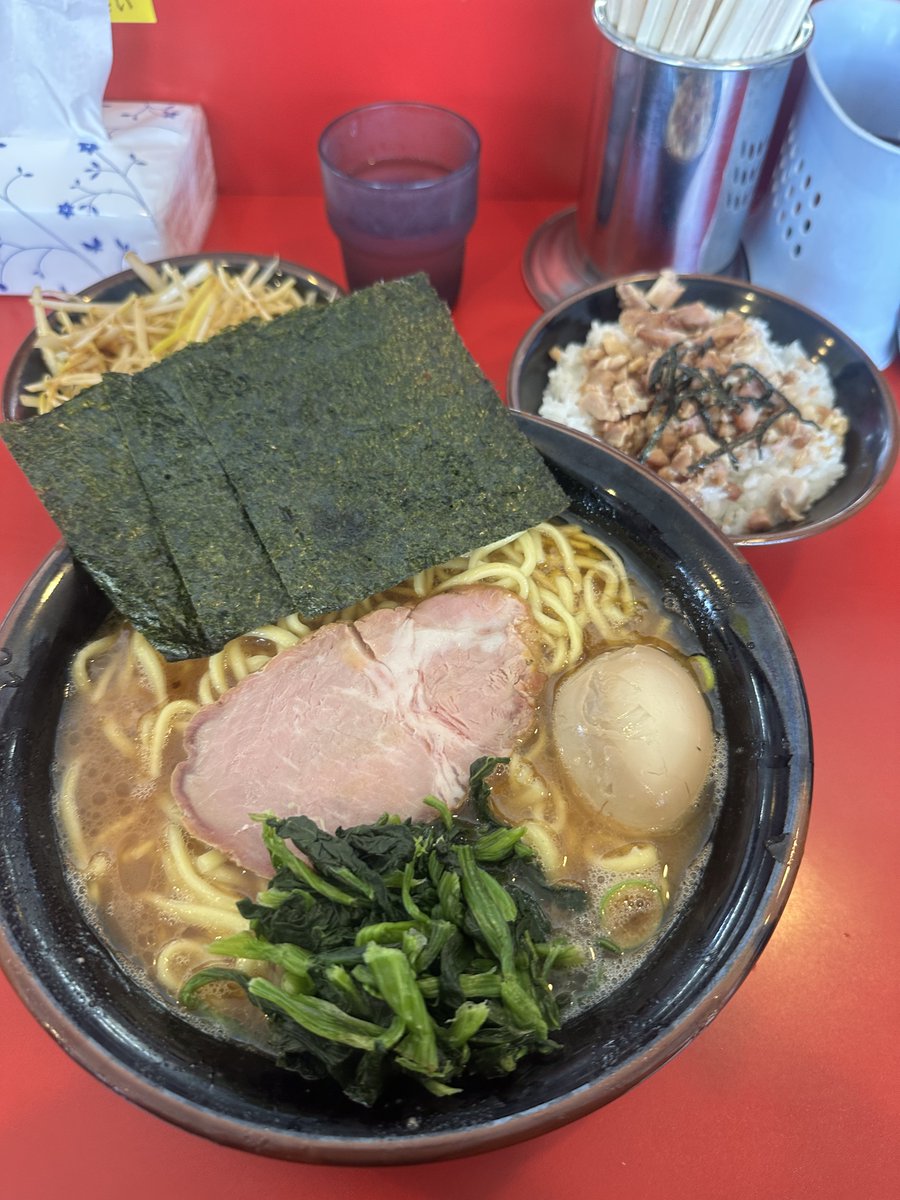 2/26のランチ🍽️ 茨城県つくばみらい市 王道家直系家系ラーメン熊田家