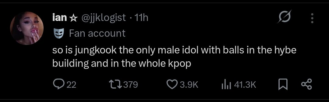 But i thought he's a company puppet who was forced to do fs with Jimin and shoot AYS?!.. How come suddenly he have balls?