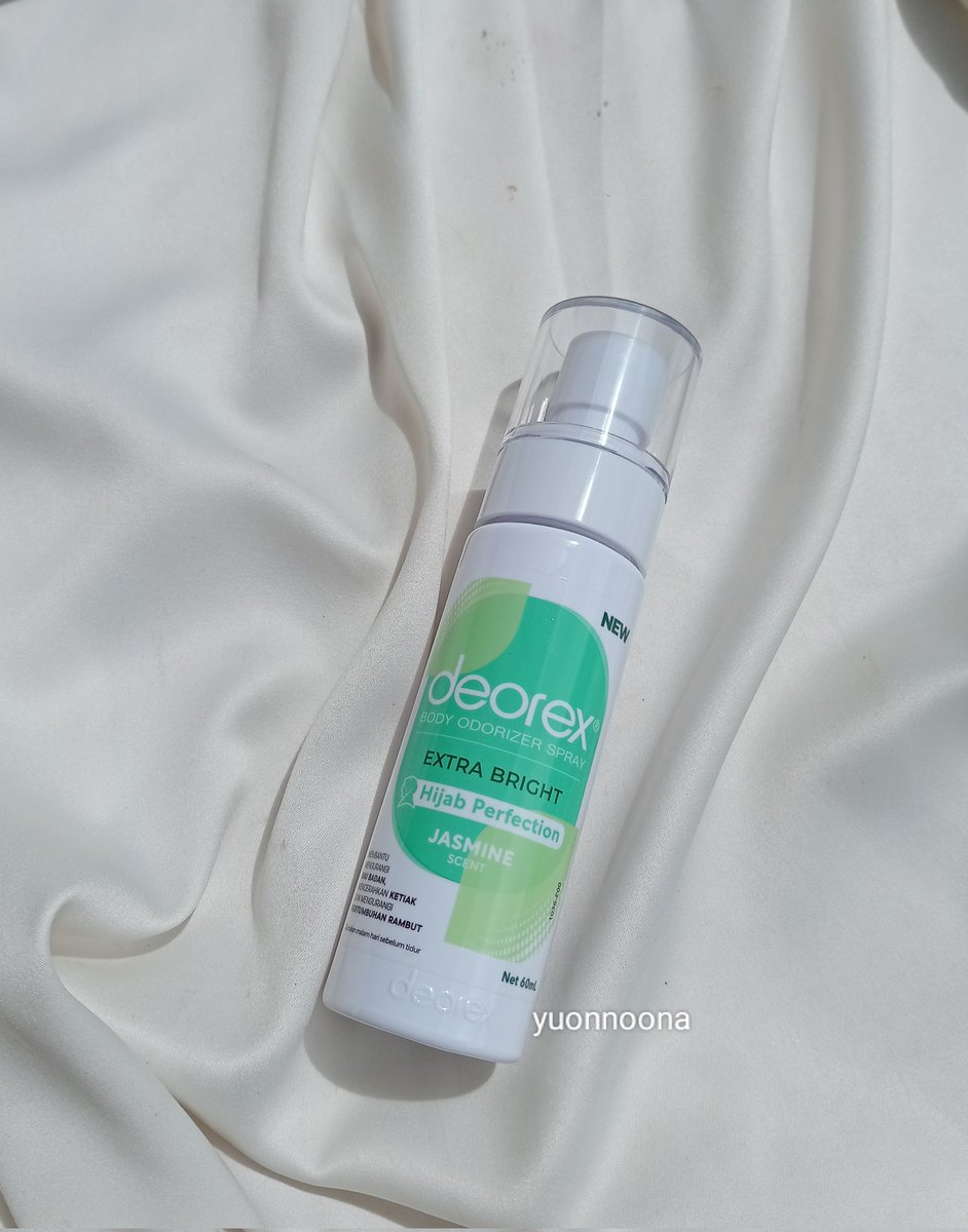 Hijab girls, no more drama bau badan!

New launching Deorex Extra Bright Hijab Perfection Jasmine.

Pengganti deodoran yang ampuh nahan keringat seharian + non alcohol.
Licorice, mencerahkan &amp; Shave-Less Tech, perlambat tumbuh bulu. Wajib punya buat bukber!
#Deorex #BodyOdorizer