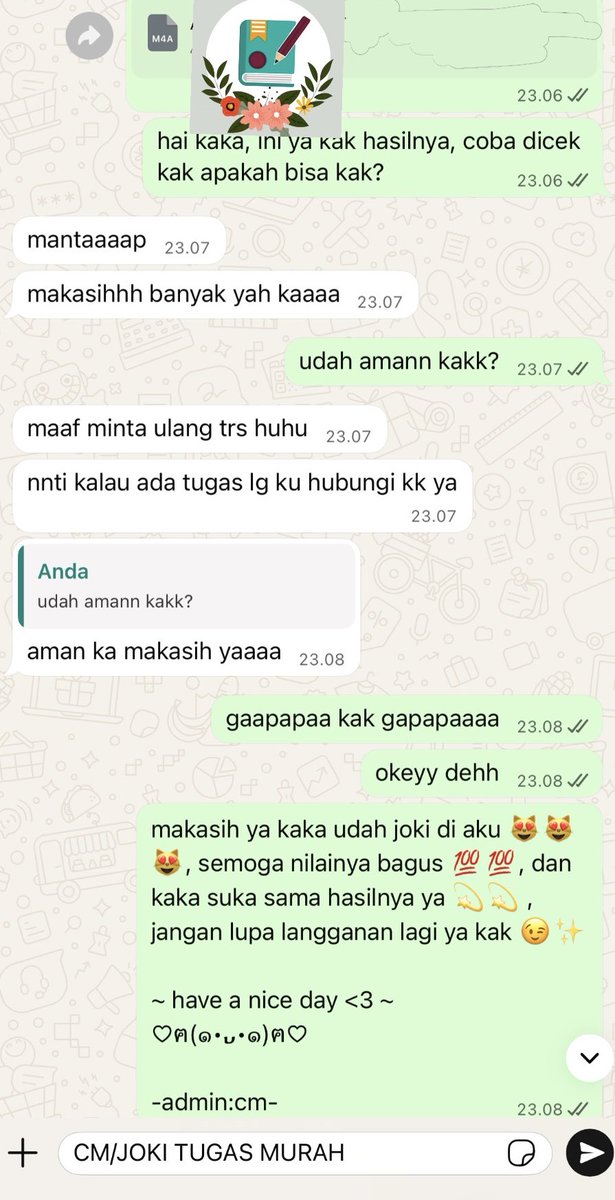 joki ulangan mandarin/tulis/unlock langsung ke WA tweet media