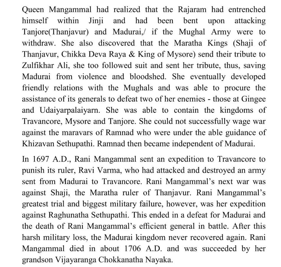 Ramnad Raja Rani Tenkasi Pandya's and Kingdom of Ramnad successful Resistance against ...