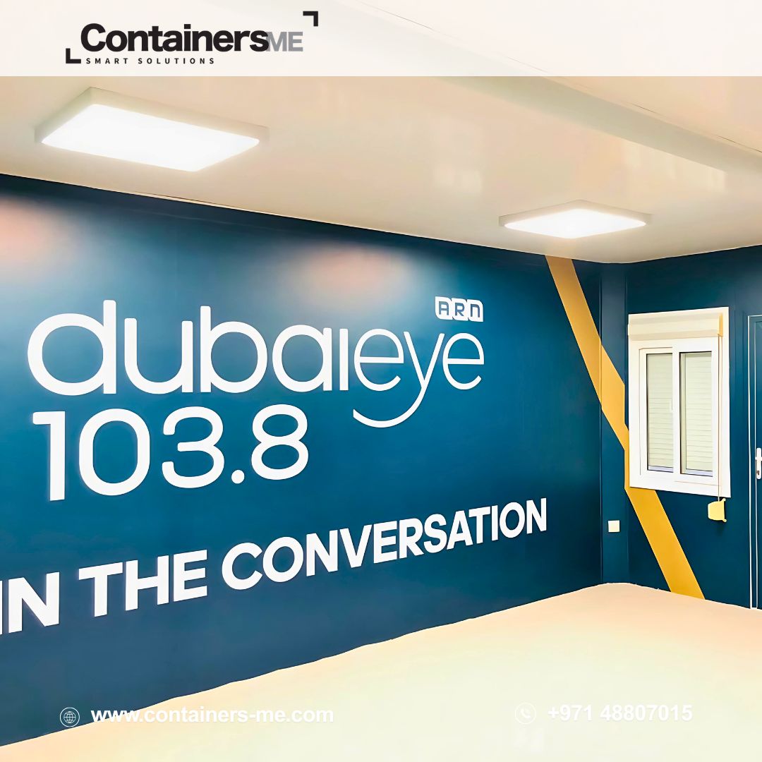 Containers_me's tweet image. We created a modular event space for Dubai Eye 103.8 Radio — built for flexibility, branding, and efficient on-site performance.

👉 Learn more: containers-me.com/projects/

#modularcontainers #eventspace #modularsolutions #dubaieye1038 #uaebusiness #modularevents