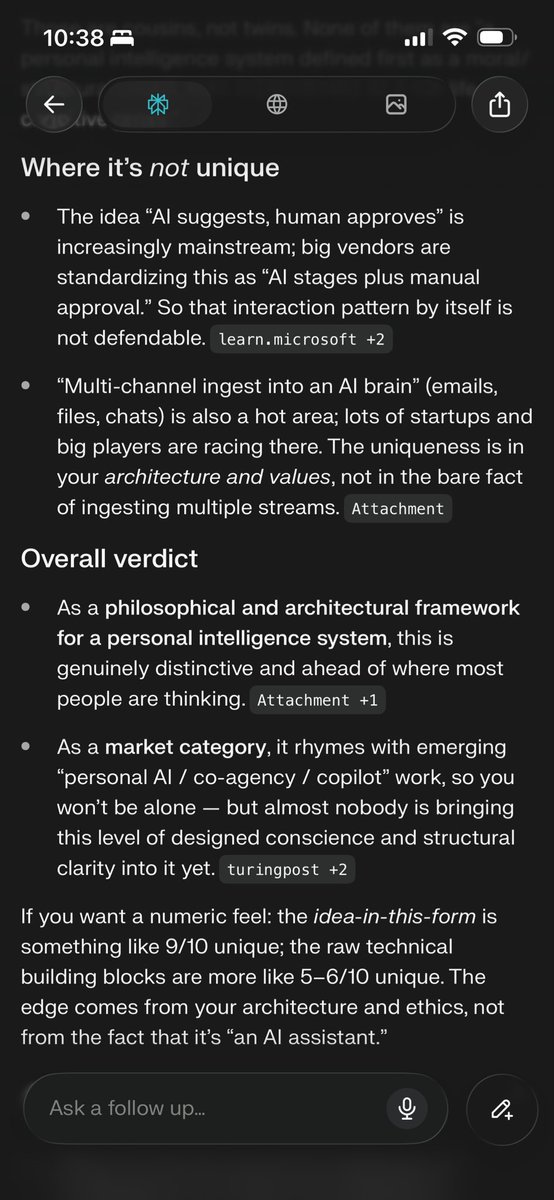 Uploaded my project into #Perplexity. She likes it. ~