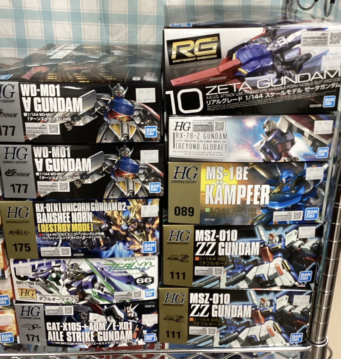 ガンプラ再販 入荷しました！ MG ガンダムバルバトス RG Zガンダム HG