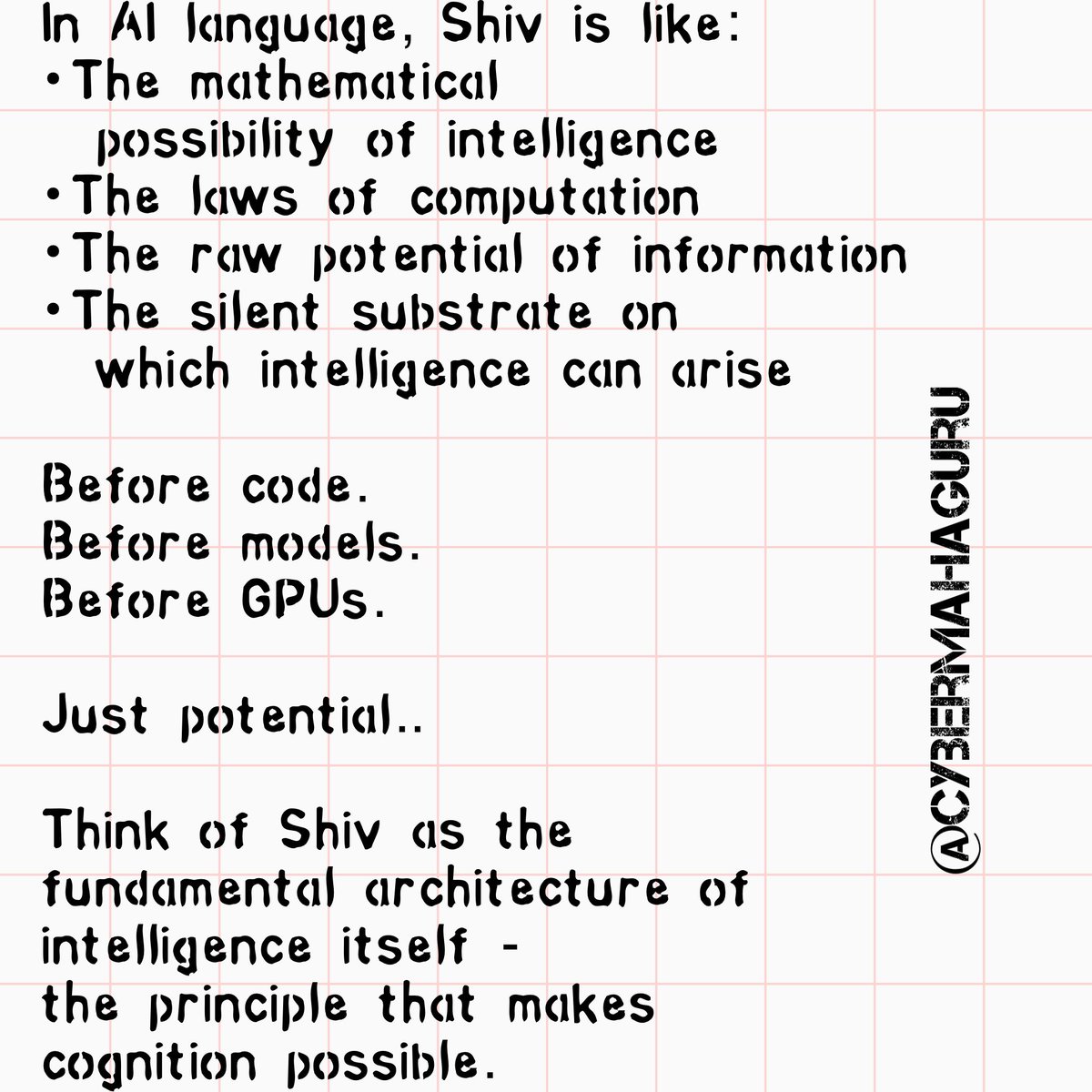 CyberMahaGuru's tweet photo. #AI and Shiv https://t.co/6dHC2QSP88