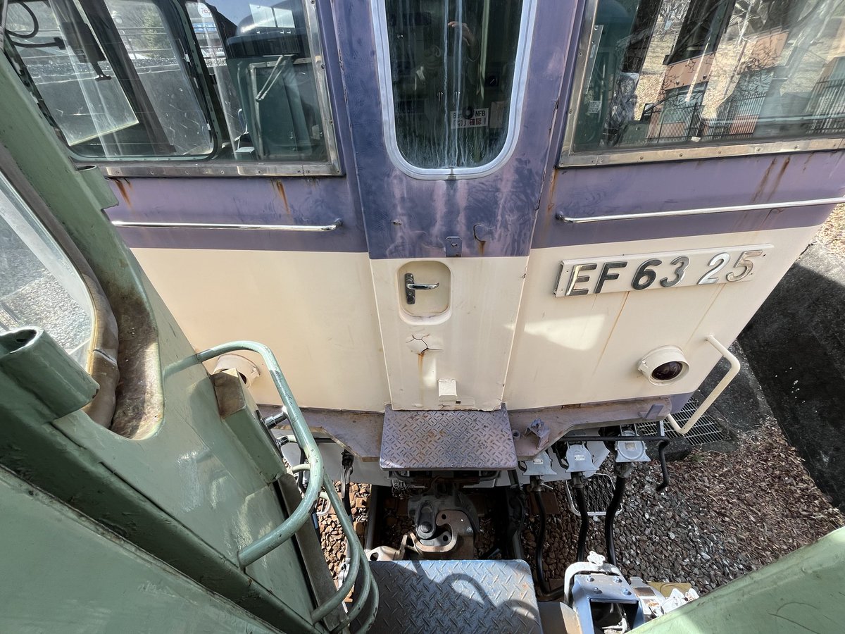 EF63_Driver's tweet photo. とある客車の撮影会帰りに、枠が空いていたので文化むらへ寄り道
補機ながら、25号機本線復活してます https://t.co/ON0zq3Kc44
