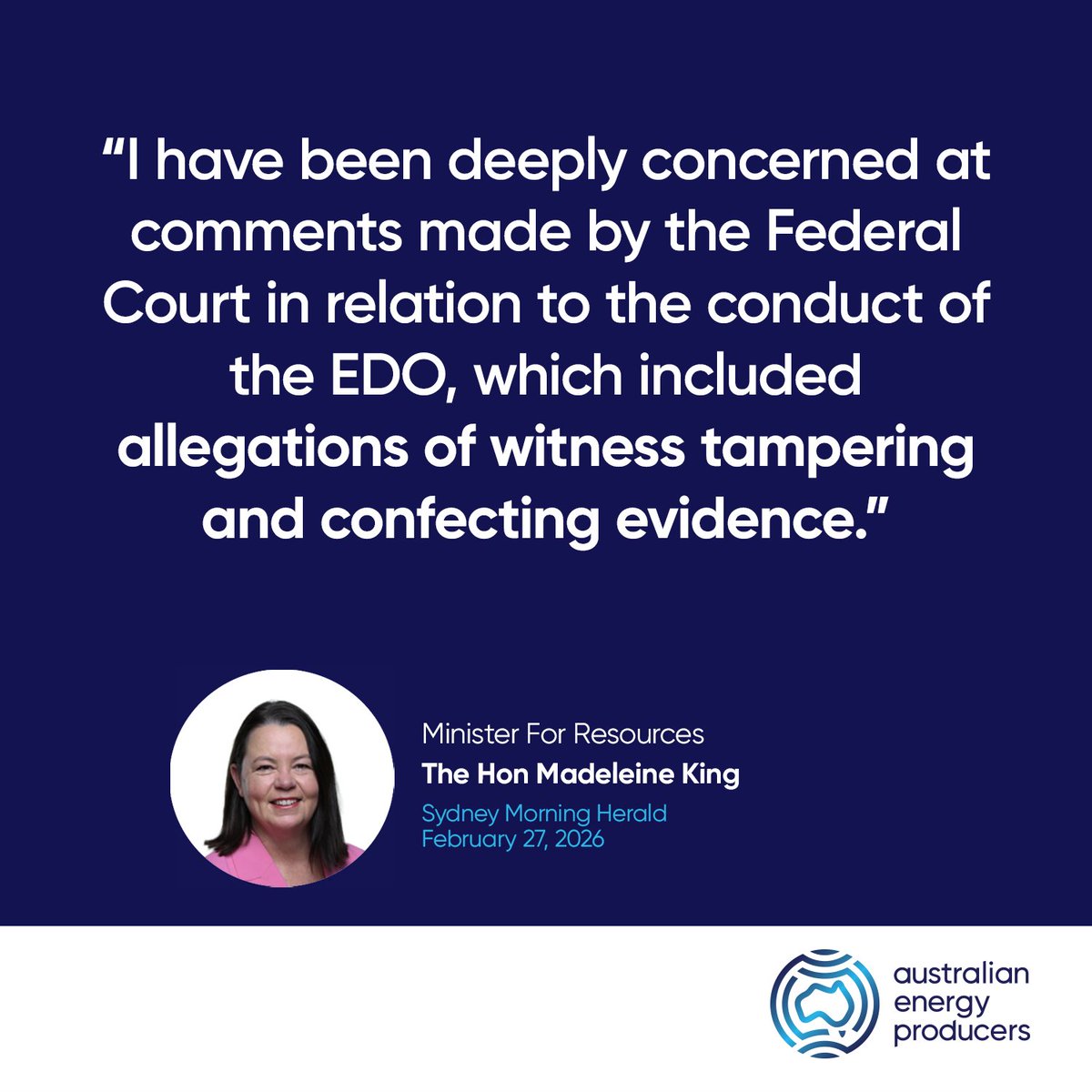 Australian Energy Producers tweet media