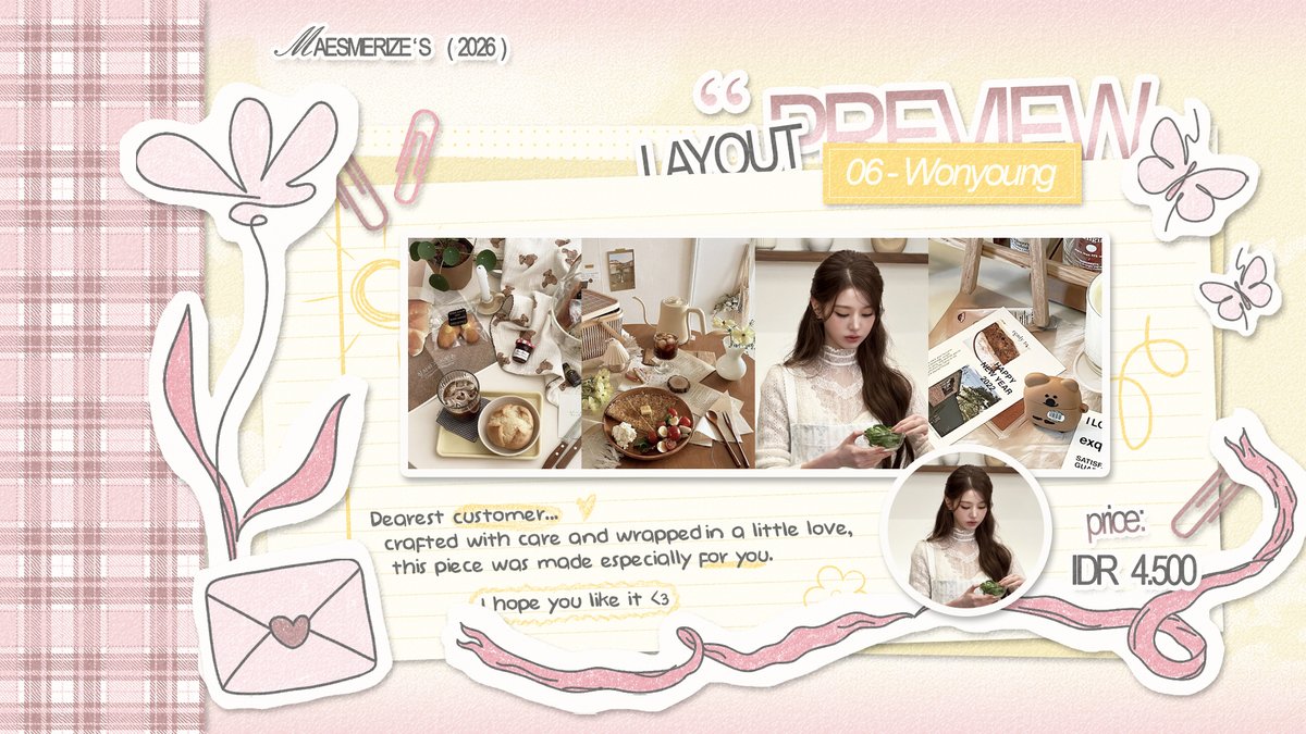 maesmerize's tweet photo. Layout ready stock IVE Wonyoung. #zonauang #zonaba https://t.co/vVdNXDey4F