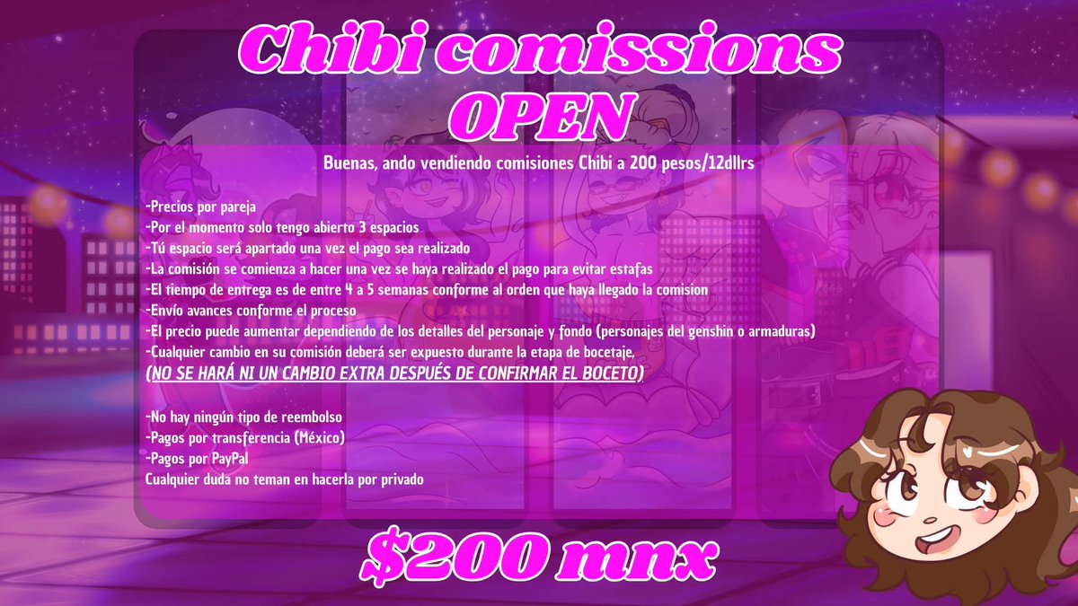 alex_ohara97646's tweet photo. 🩷 COMISIONES ABIERTAS!!!! 🩷
Hay 3 lugares abiertos por el momento. 💖💖

Se acepta cualquier selfship.
NO DIBUJOS NSFW 🚫🚫
LEER LA DESCRIPCION EN LA IMAGEN

Cualquier duda pueden mandarme un mensaje por privado

#comisionesabiertas #comissionopen #selfshipping #comisiones https://t.co/TTLtcNEXDz