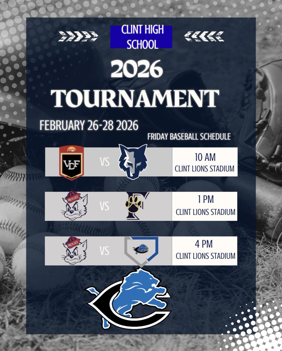 Clint Lions Baseball tweet media