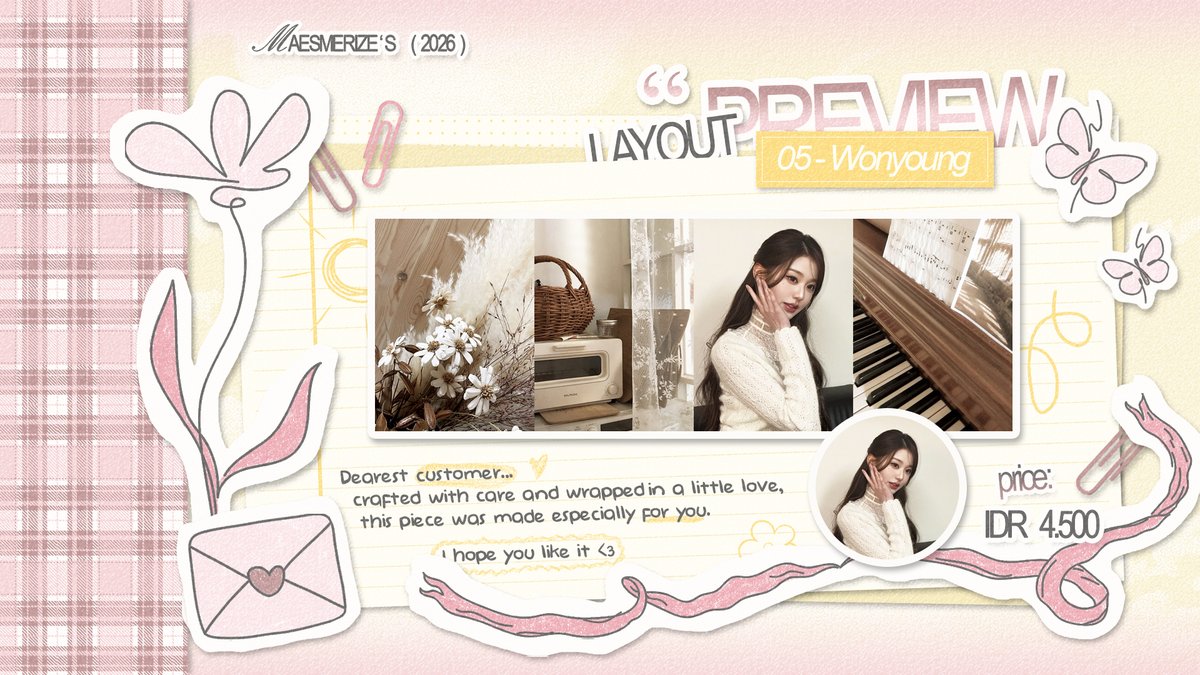 maesmerize's tweet photo. Layout ready stock IVE Wonyoung. #zonauang #zonaba https://t.co/vVdNXDey4F