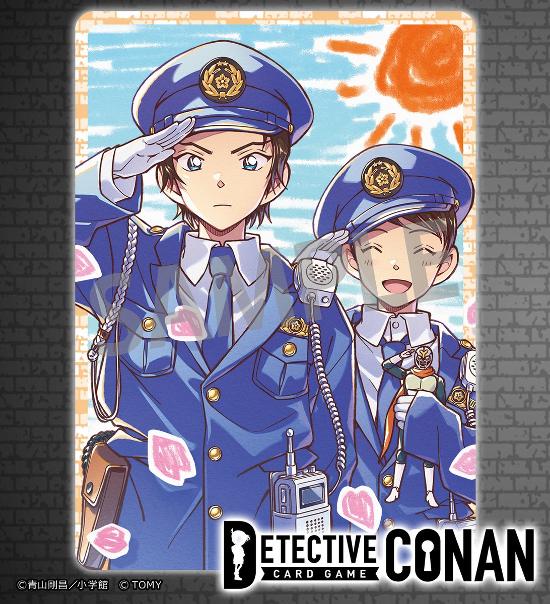 2025年　名探偵コナンTCG （株式会社タカラトミー）takaratomy.co.jp/products/conan…

チャレンジ戦 他
「諸伏高明」
イラストを担当させていただきました！
よろしくおねがいします。
#コナンカード