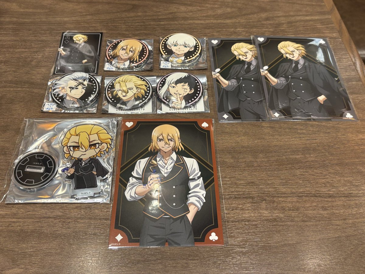 交換】Dr.STONE ドクスト カジノディーラー 譲:スタンリー、ゼノ、龍水