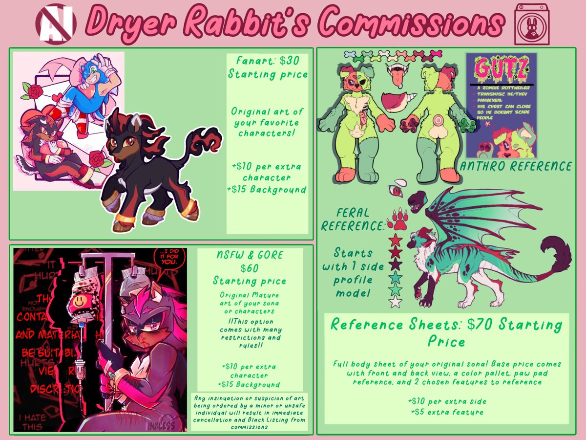 Dryer_Rabbit | COMMS OPEN (5/5) tweet media
