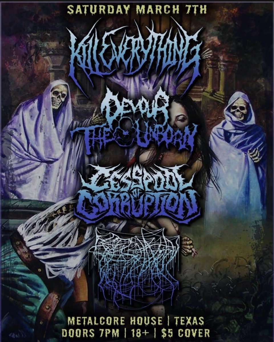 DevourTheUnborn's tweet photo. We’re playing a buncha stuff from the first album 💪🏻 https://t.co/mqT5z9y3XE