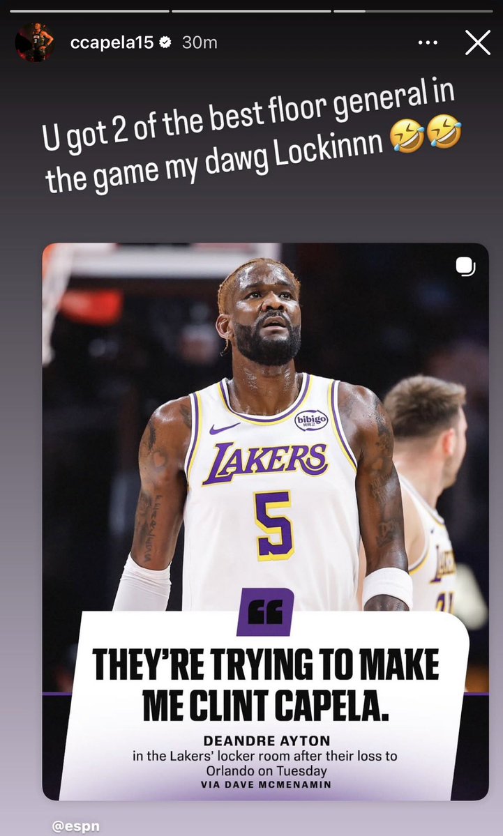 Looks like Clint Capela did in fact take the DeAndre Ayton comments personally.