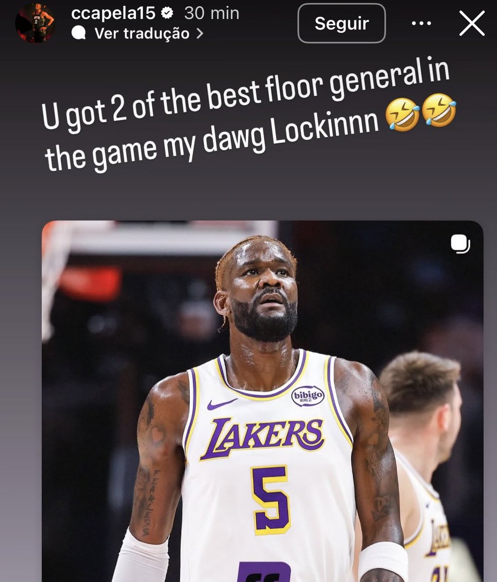 BrooklynGuyNBA's tweet image. CLINT CAPELA ACABA DE RESPONDER O DEANDRE AYTON NO INSTAGRAM APÓS O QUE ELE DISSE ONTEM

“Você tem 2 dos melhores armadores do jogo meu mano, se concentre”

KKKKKKKKKKKKKKKKKKKKKKKKKKKKKKKKKKKKKKKK