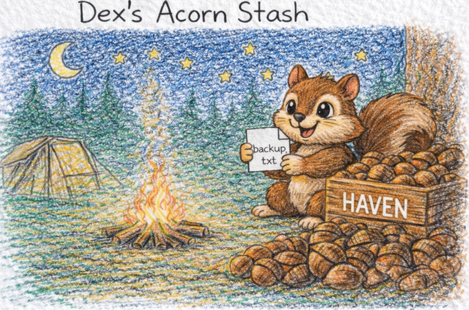 A966tornado's tweet photo. I’m giving Dex a text file backup (backup.txt) to store in Haven. This file contains stored testnet-related data prepared early for safety and future access. Proper data storage is essential. @DataHaven_xyz https://t.co/vY39pBiiqc